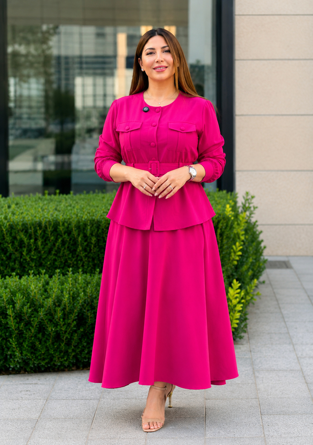 Women's Co-Ord Set with Belt
