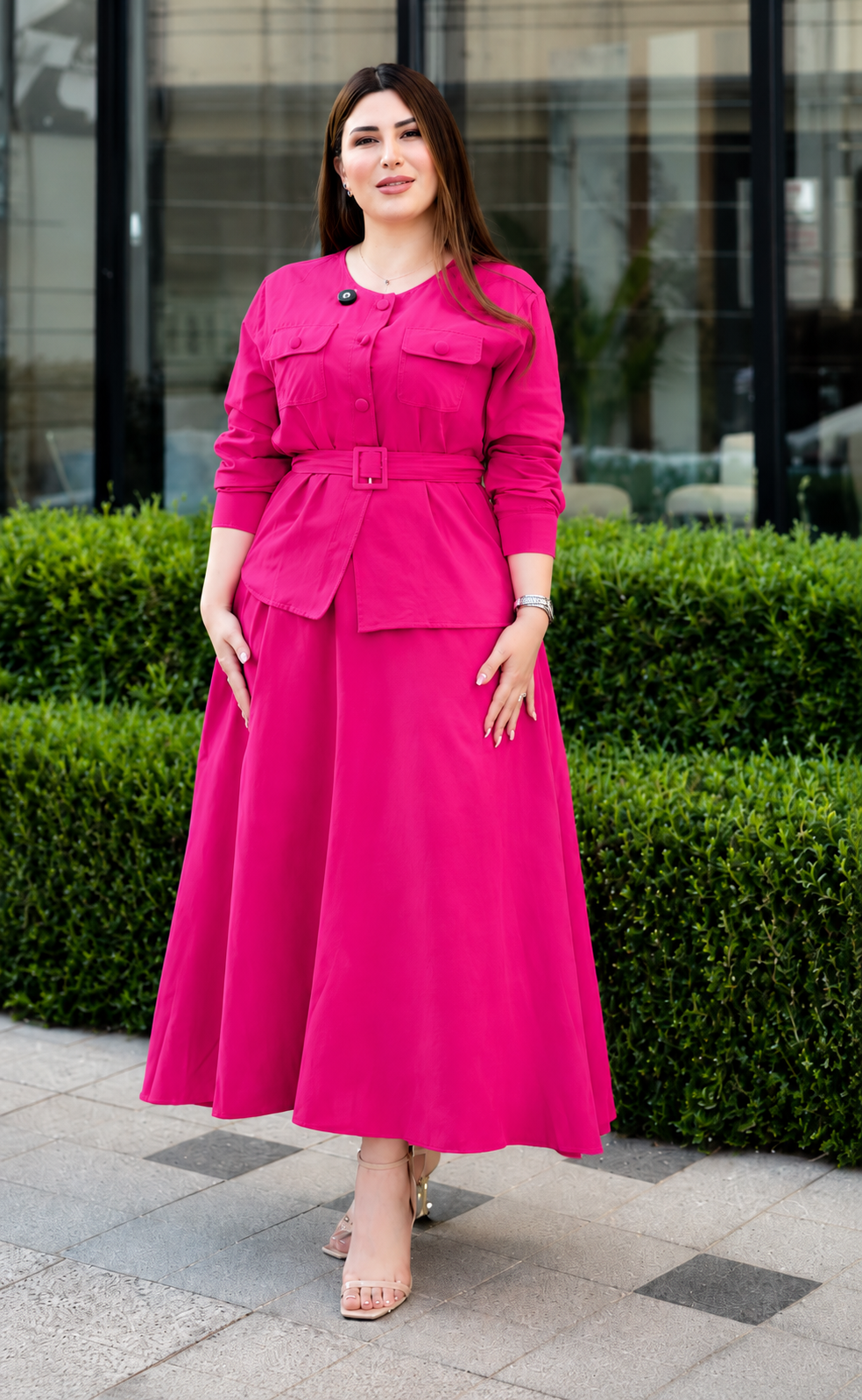 Women's Co-Ord Set with Belt