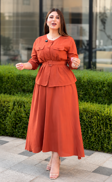 Women's Co-Ord Set with Belt