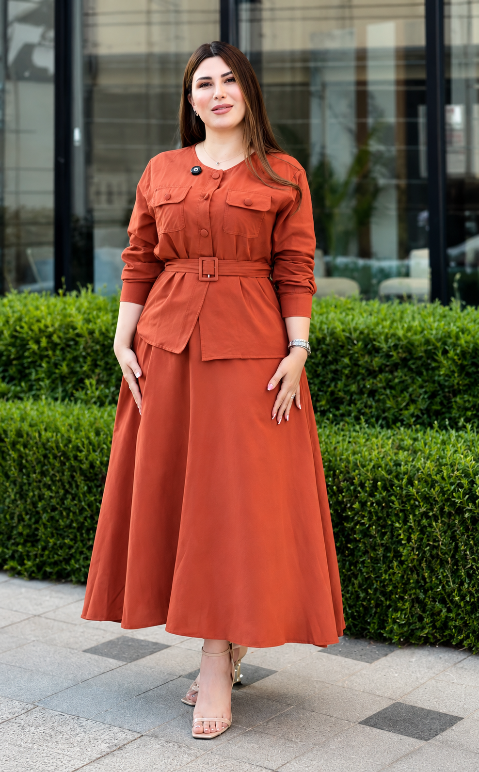 Women's Co-Ord Set with Belt