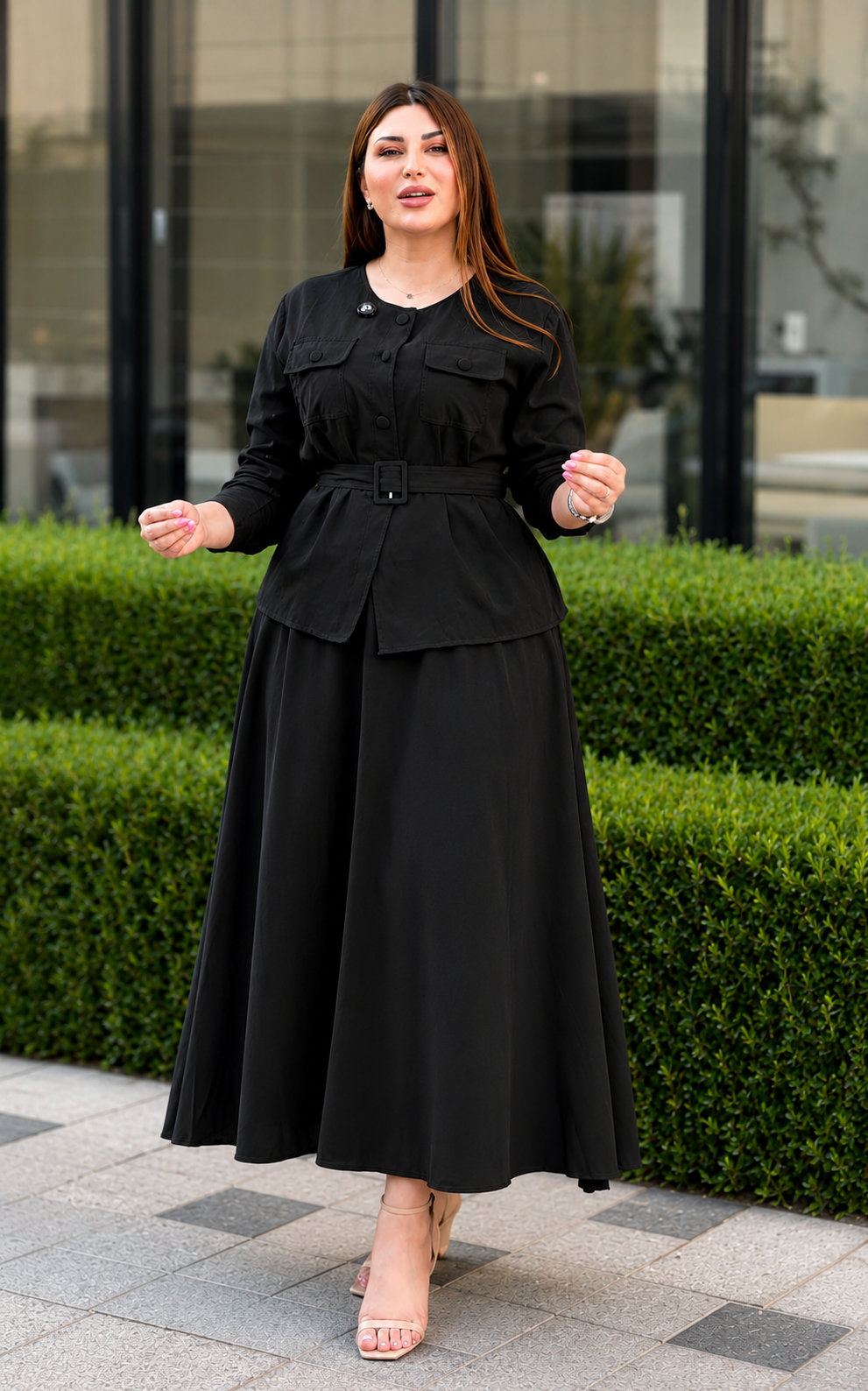 Women's Co-Ord Set with Belt