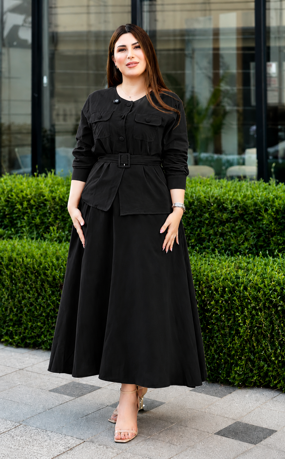 Women's Co-Ord Set with Belt
