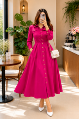 Pink Women’s Soft Rayon Dress