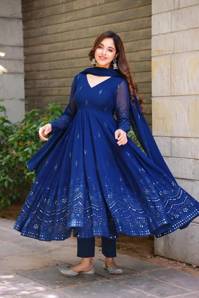 Premium Designer Anarkali Suit Set